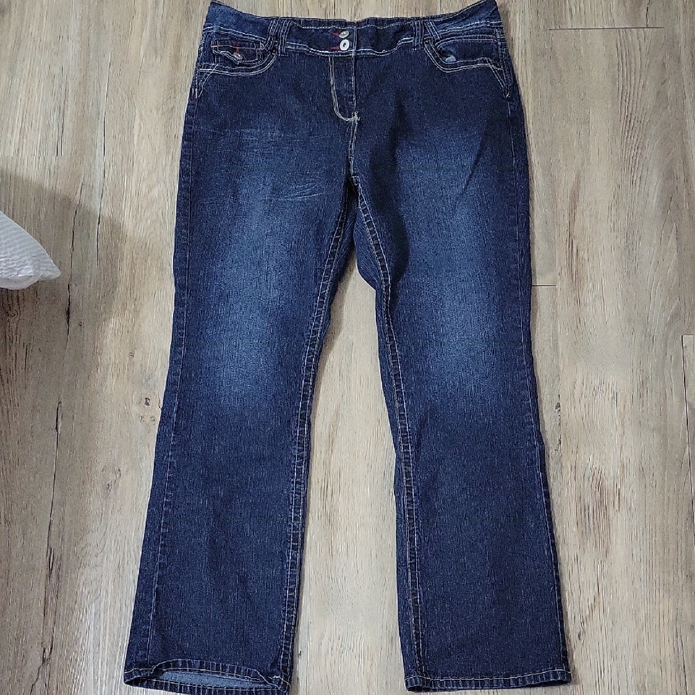 Classic Navy Women's Boot Cut Jeans